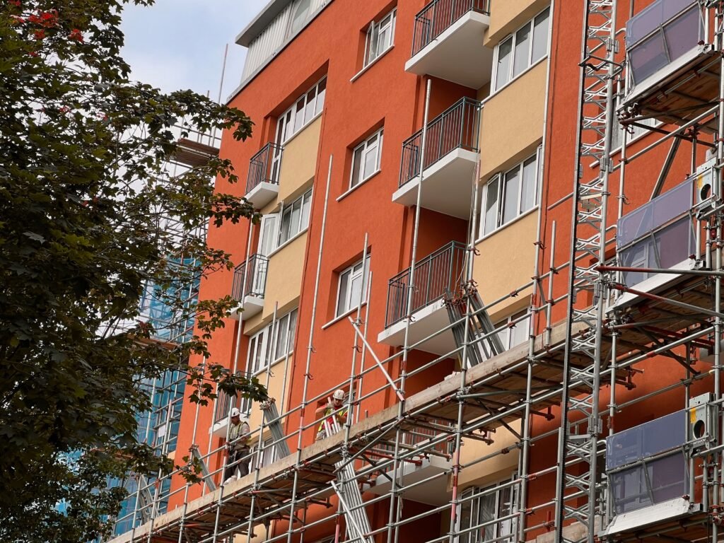 Exterior painting by Mideco Limited